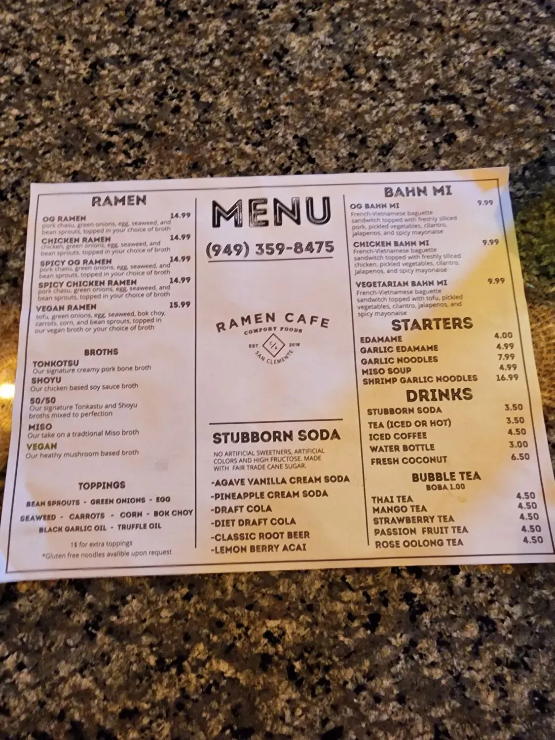 Menu 2