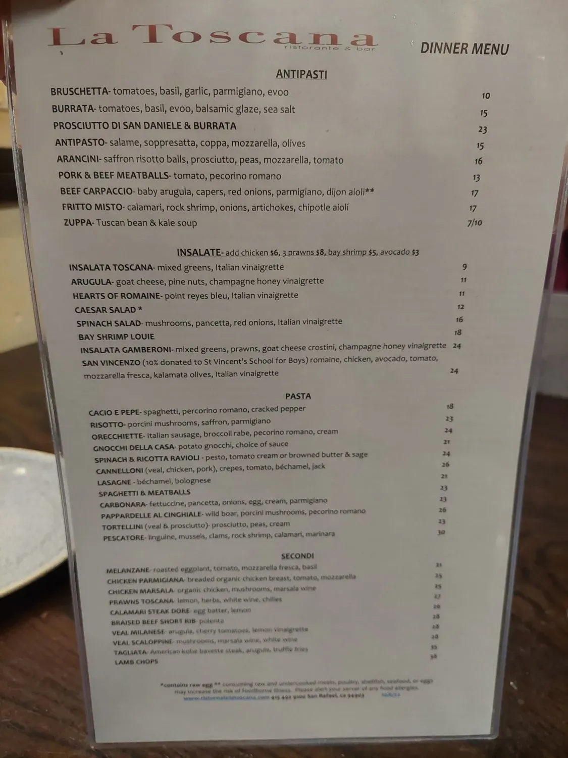 Menu 4