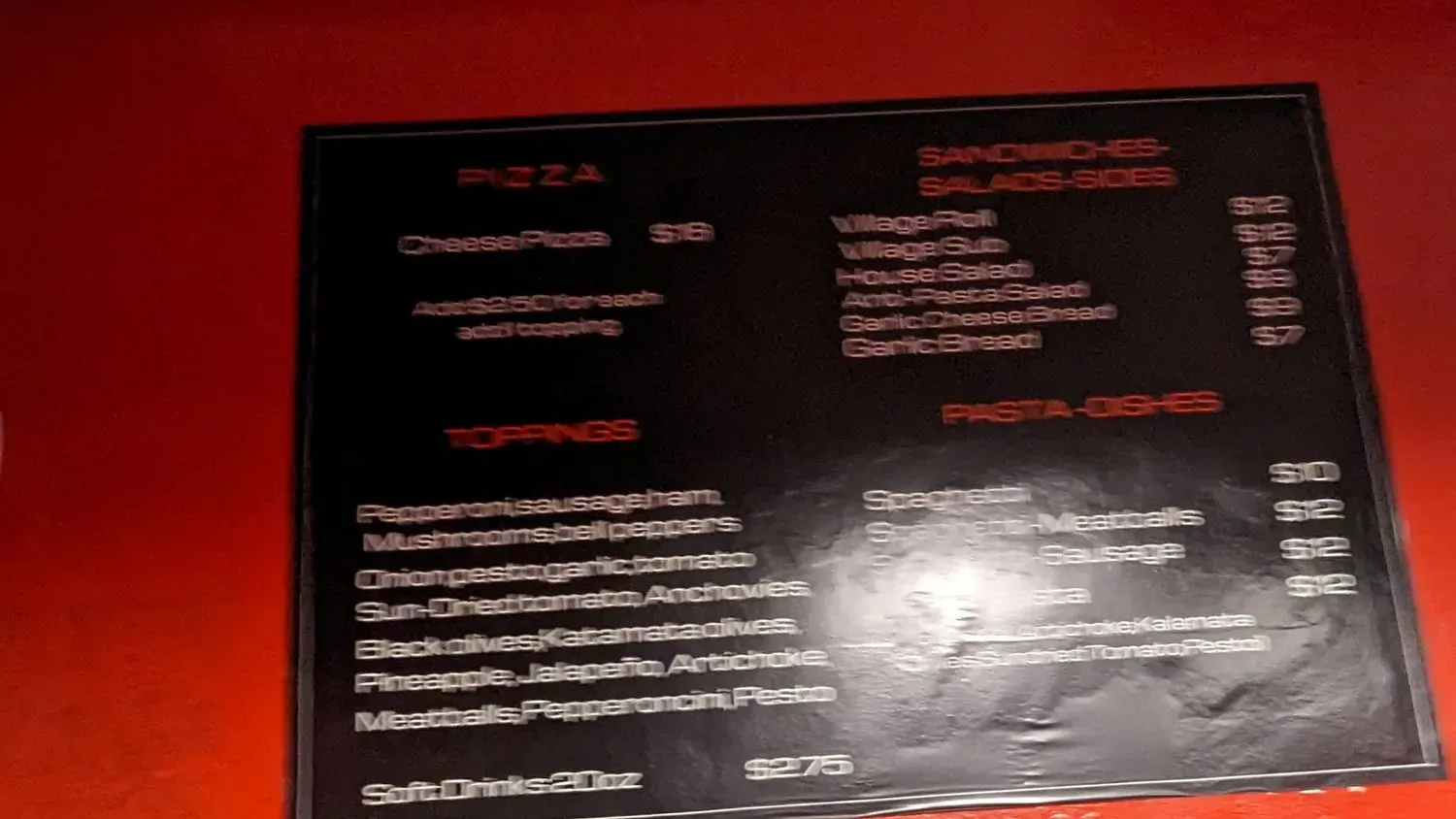 Menu 4