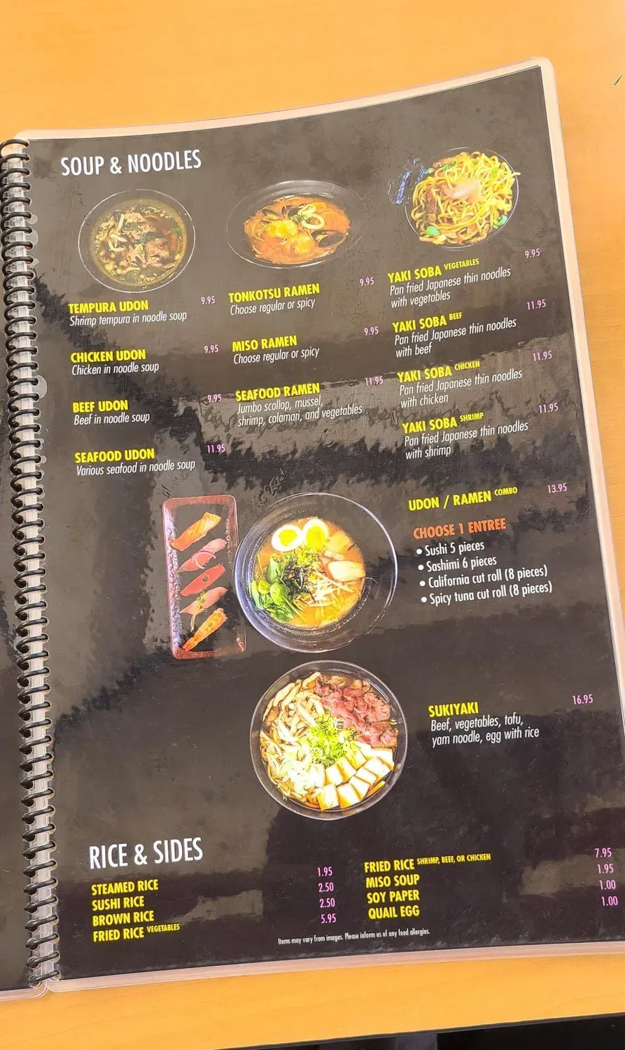 Menu 4