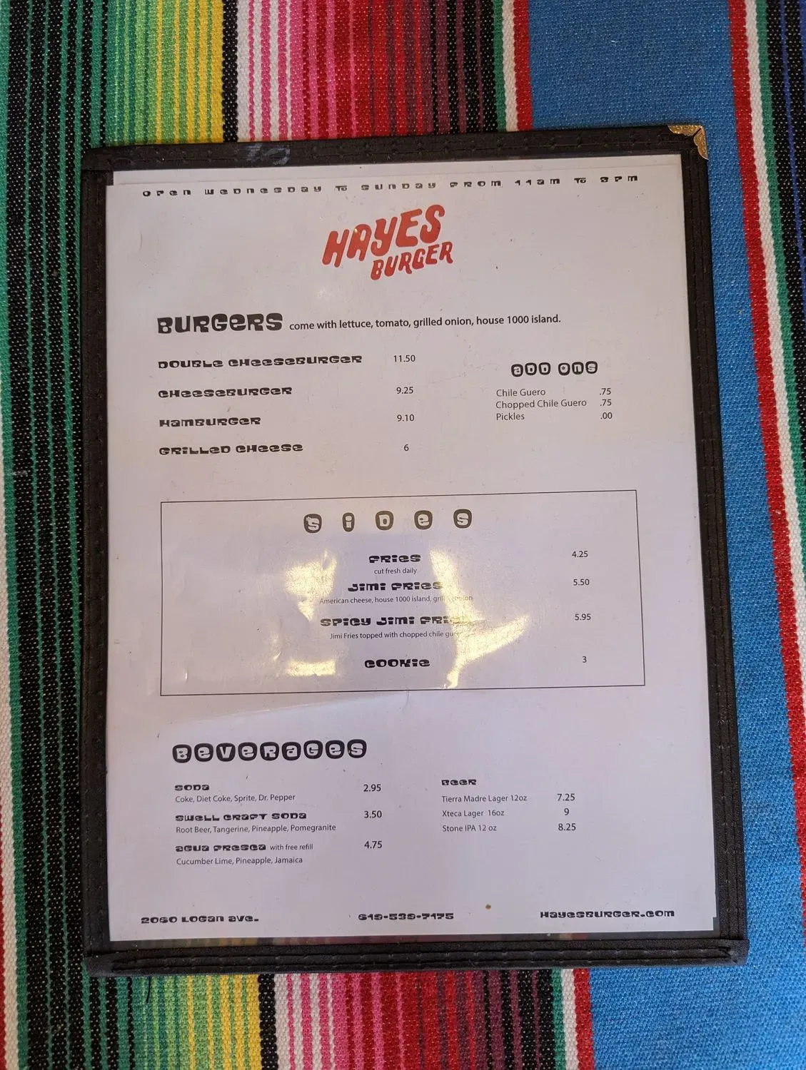 Menu 6