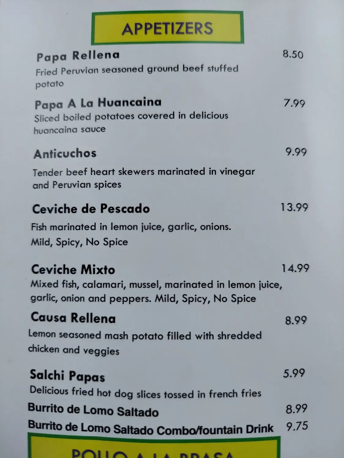 Menu 3