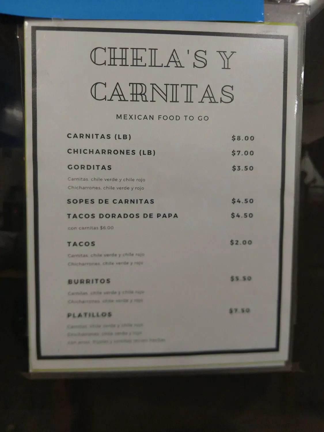 Menu 5