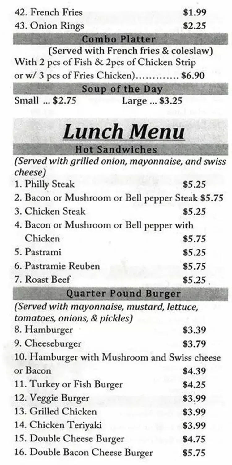 Menu 4