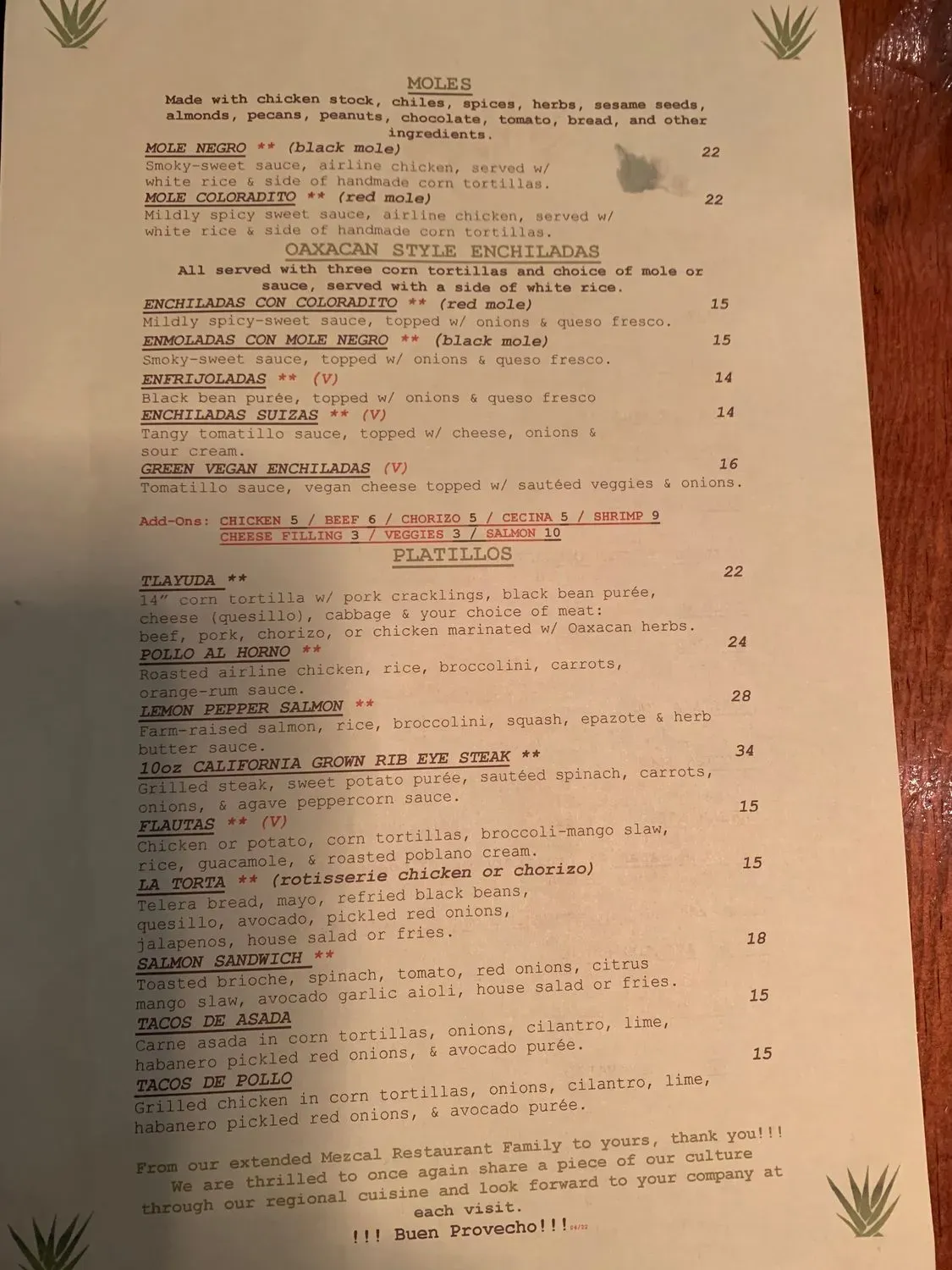 Menu 2