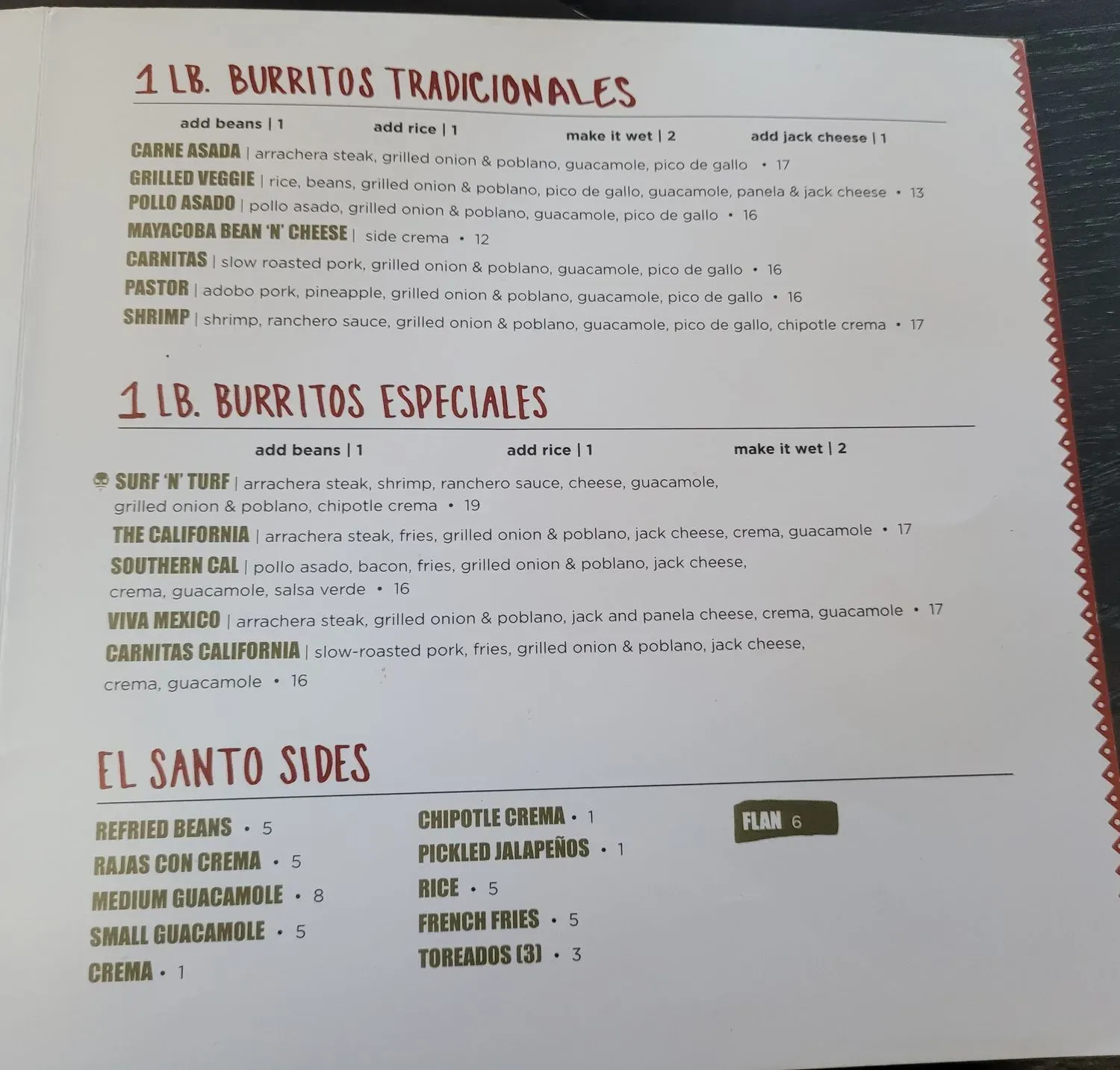 Menu 4