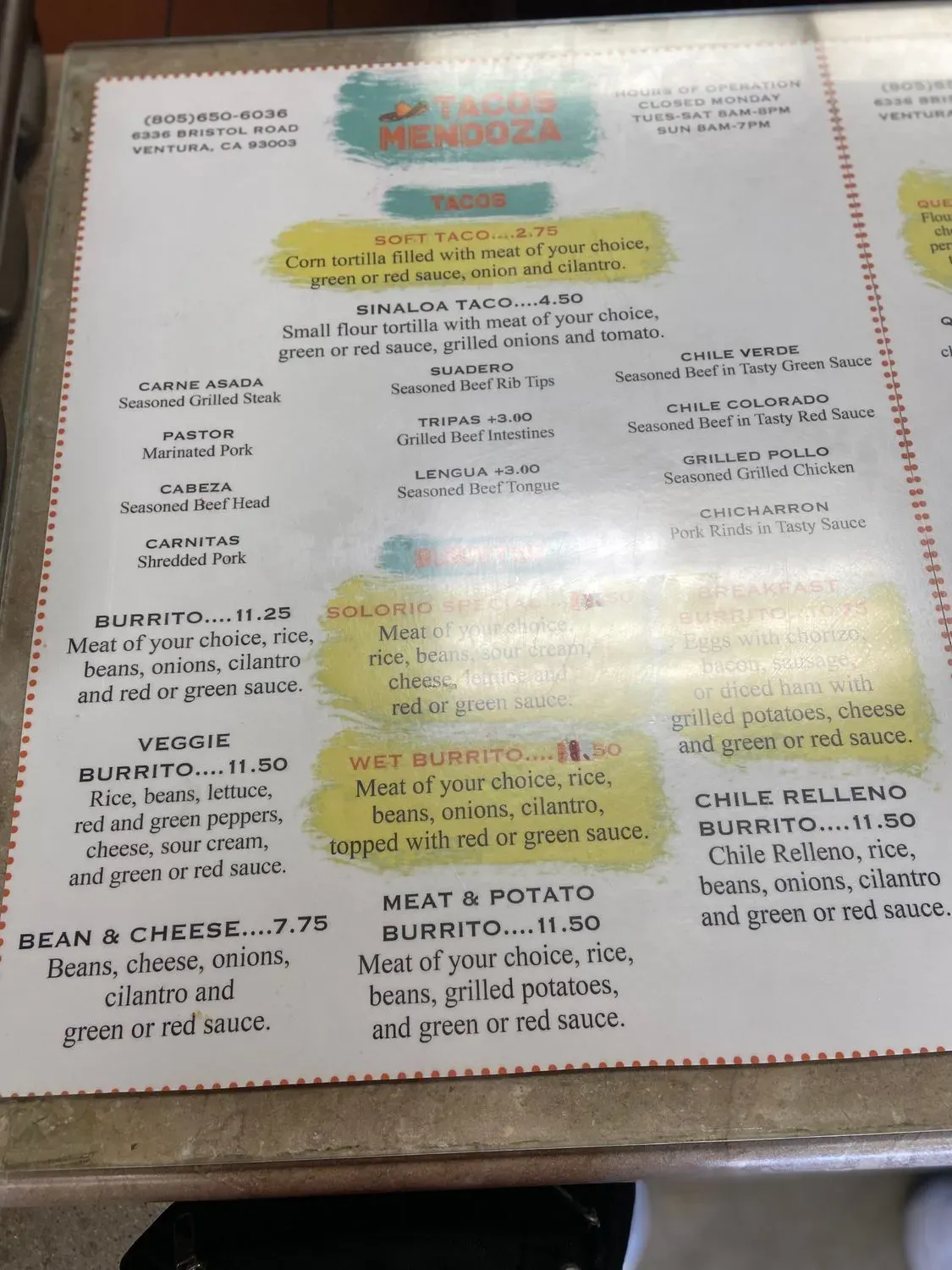 Menu 4