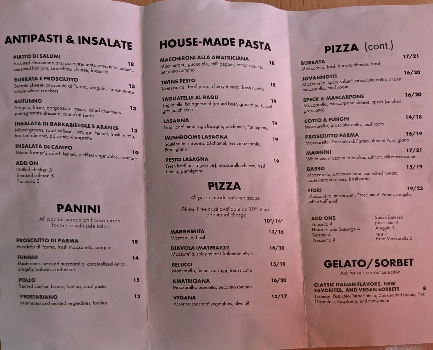 Menu 3