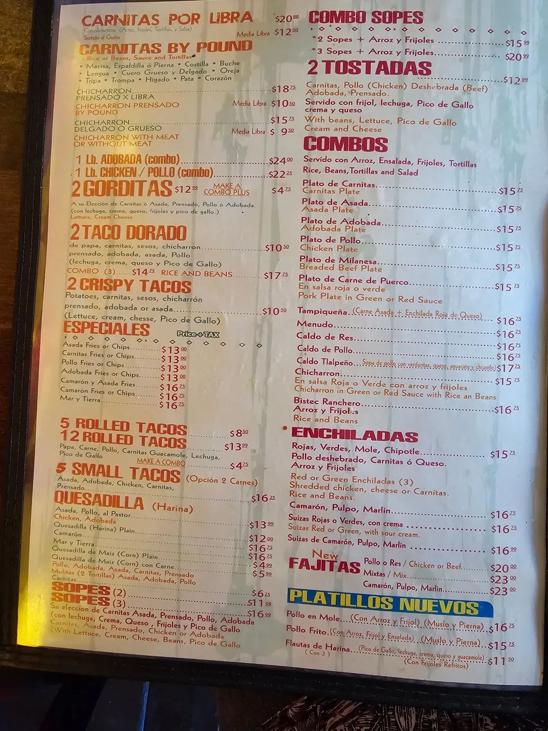 Menu 2