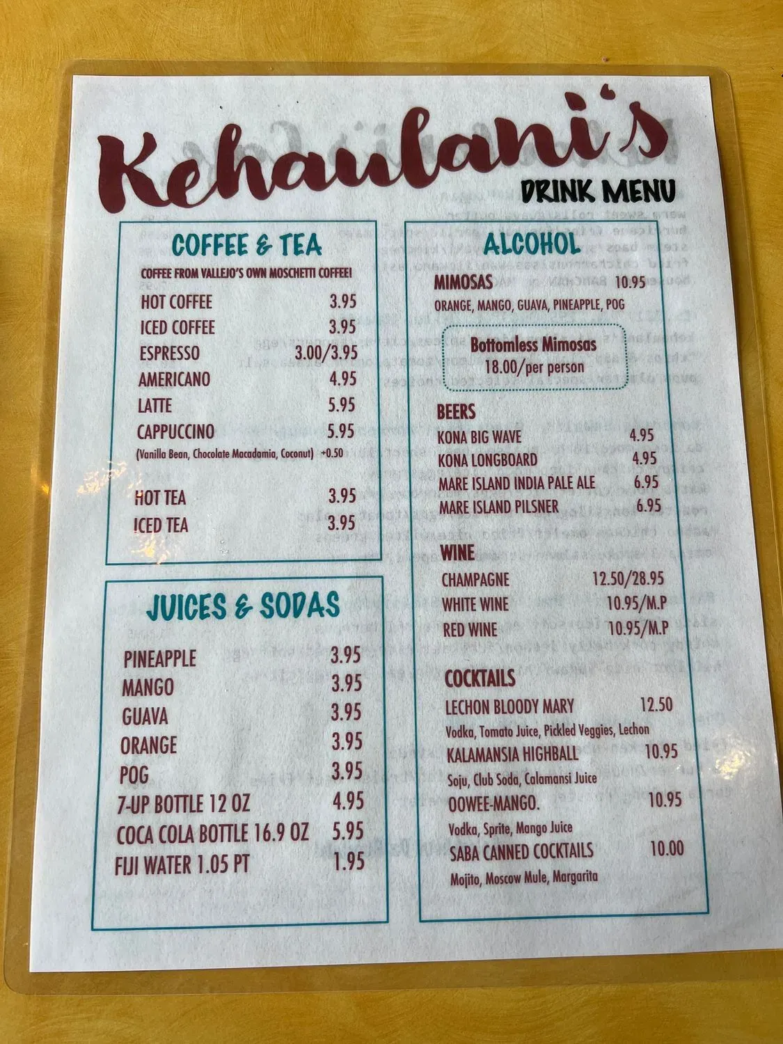 Menu 2