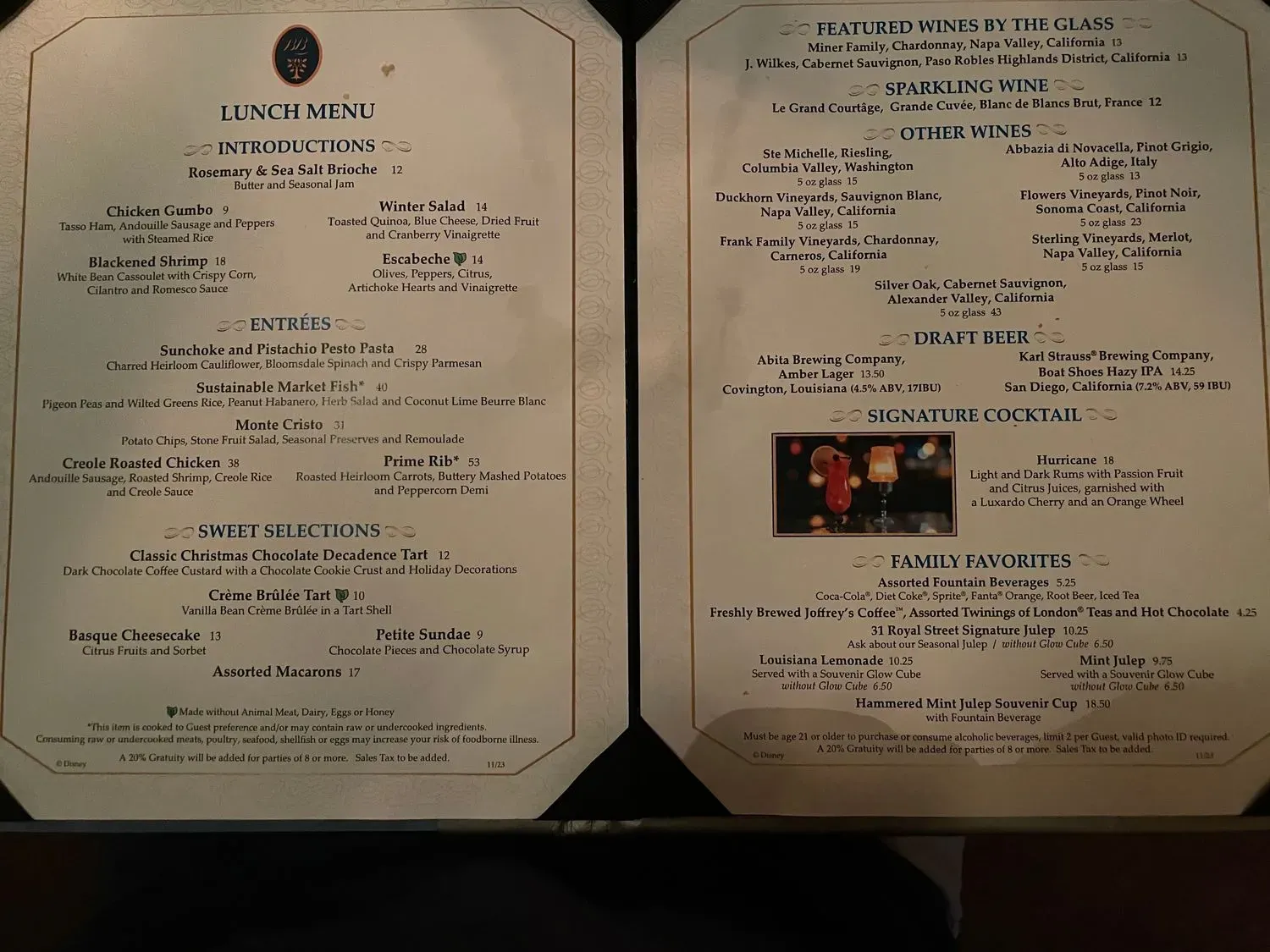 Menu 6