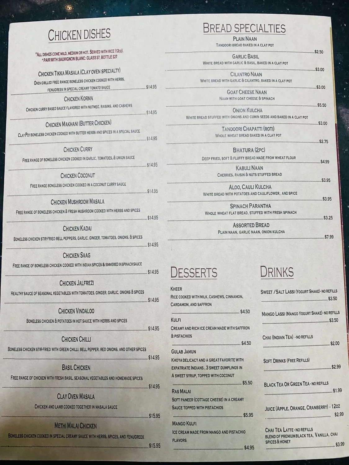 Menu 3