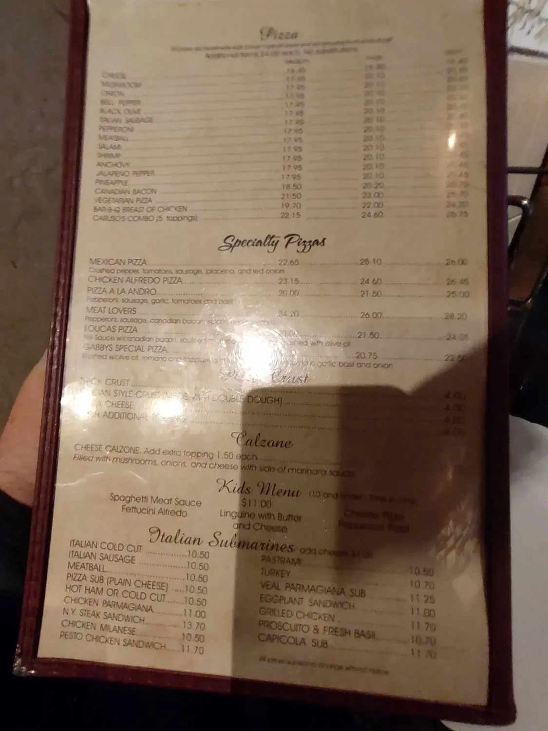 Menu 6