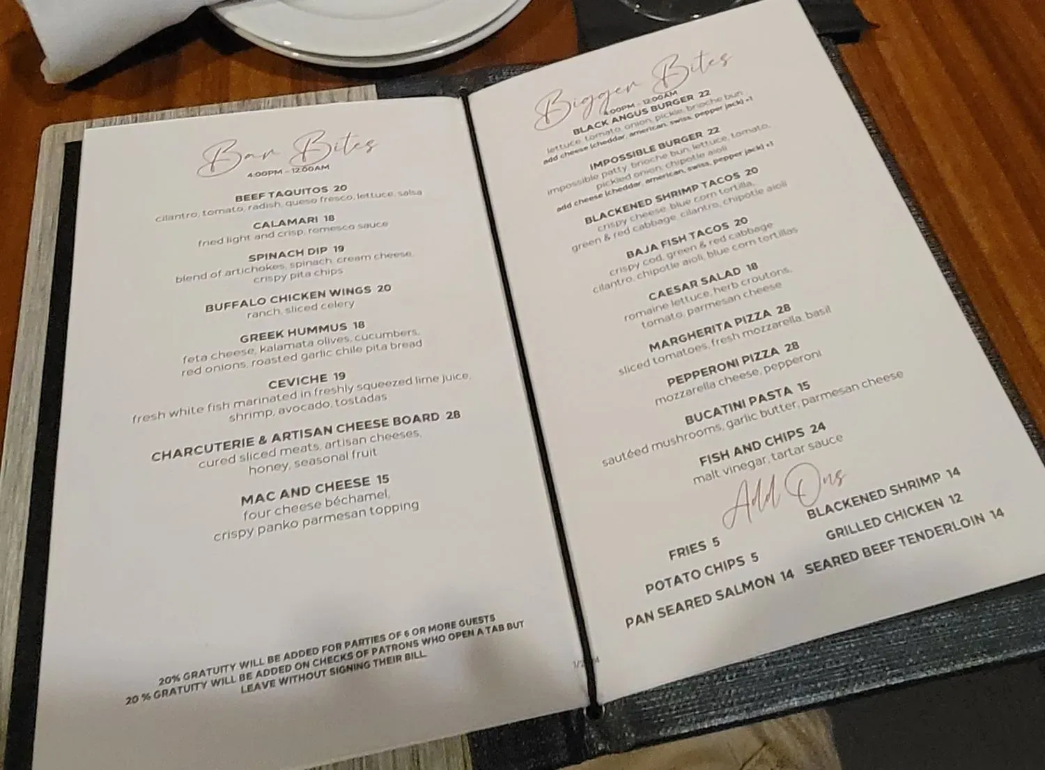 Menu 2