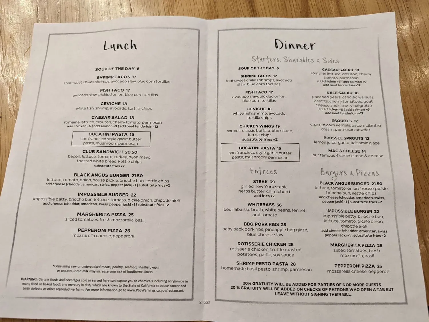 Menu 3