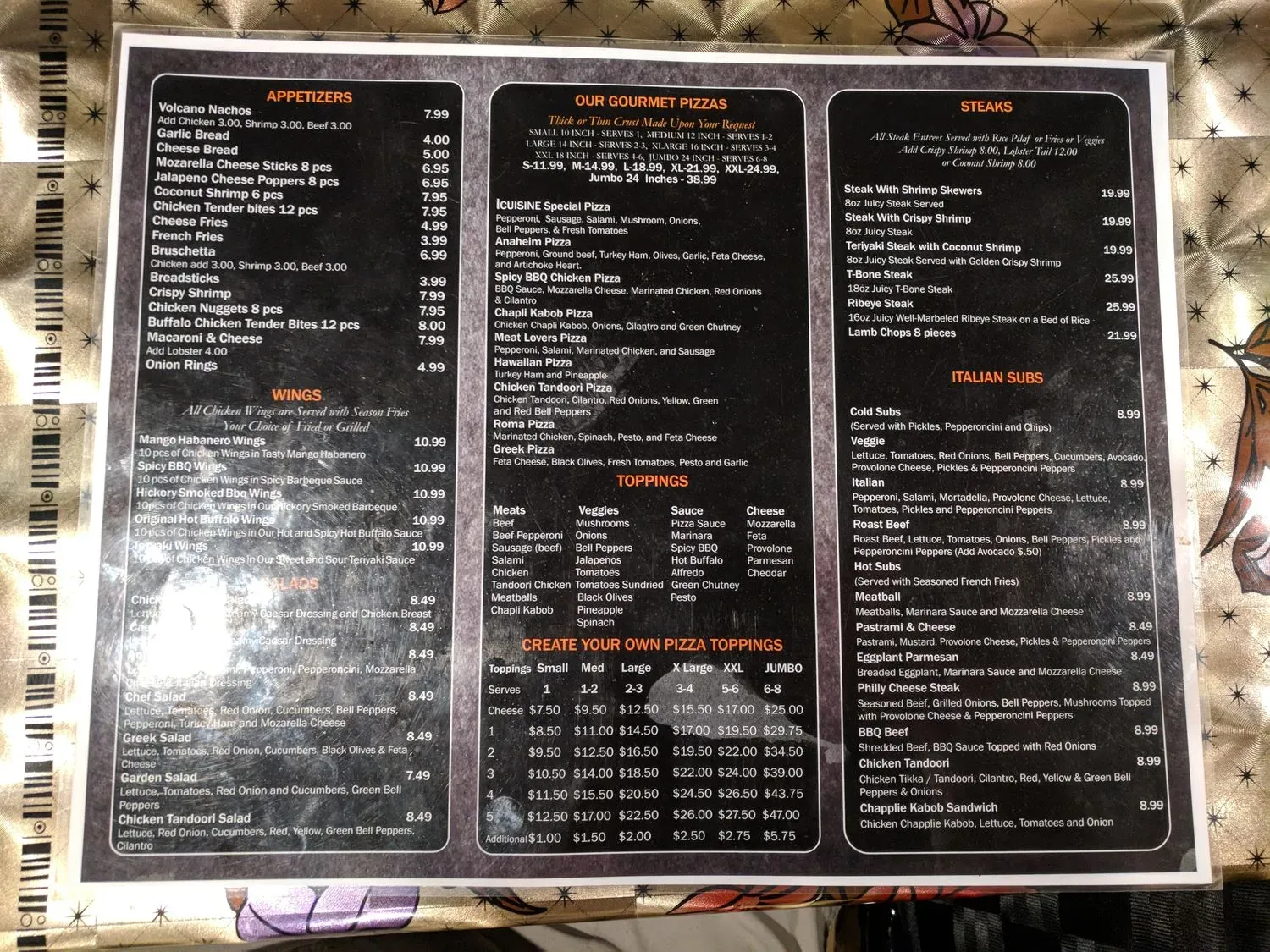 Menu 6