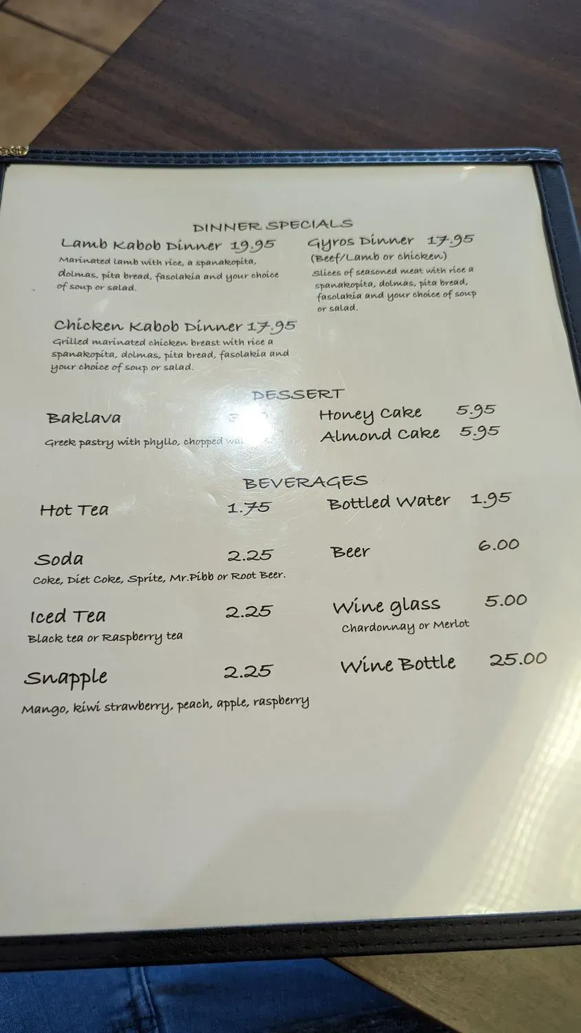 Menu 3