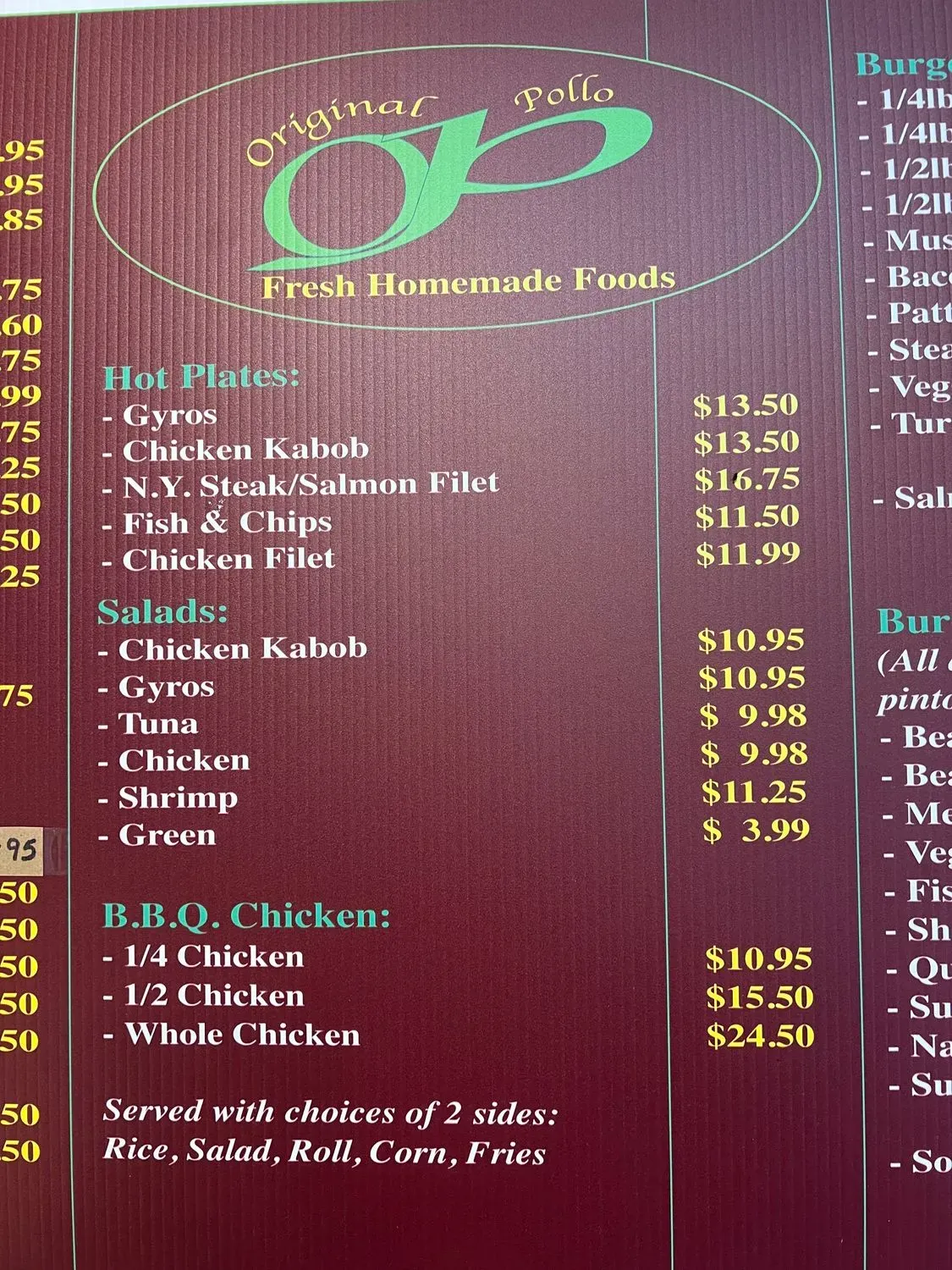 Menu 3