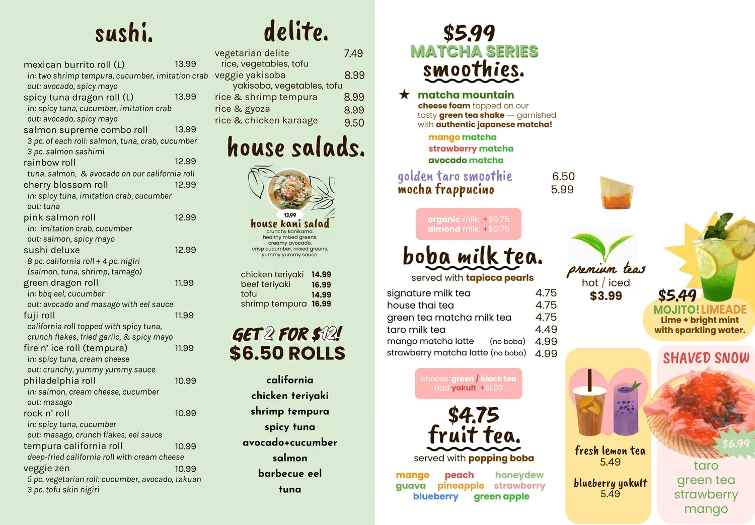 Menu 2