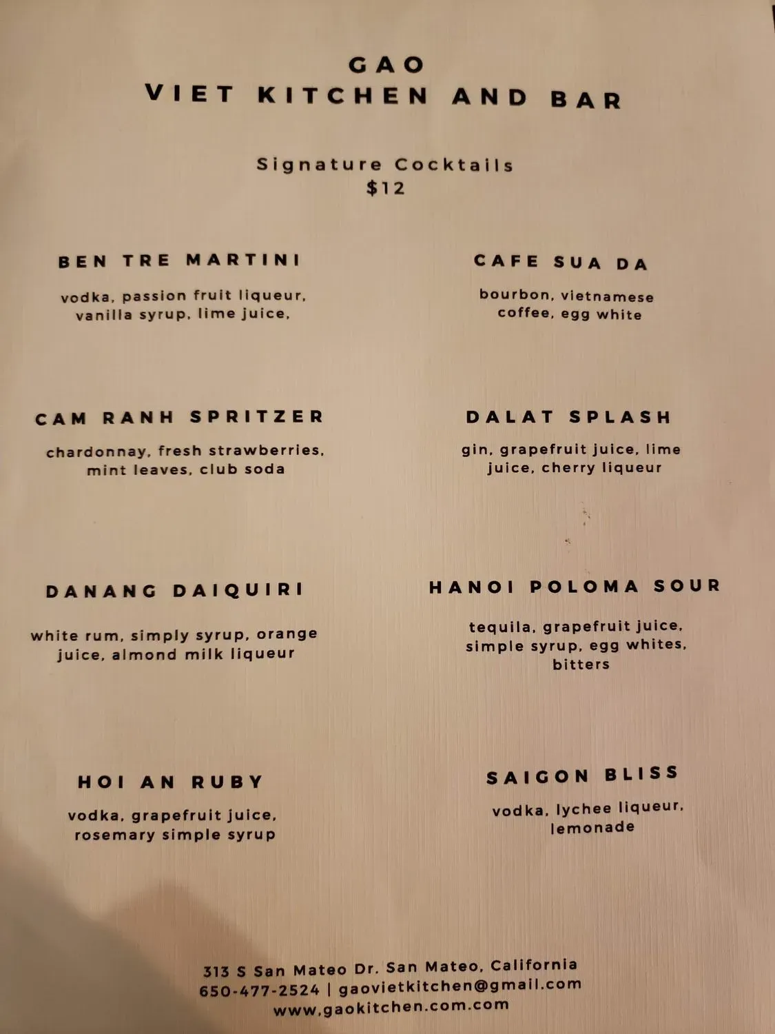 Menu 5