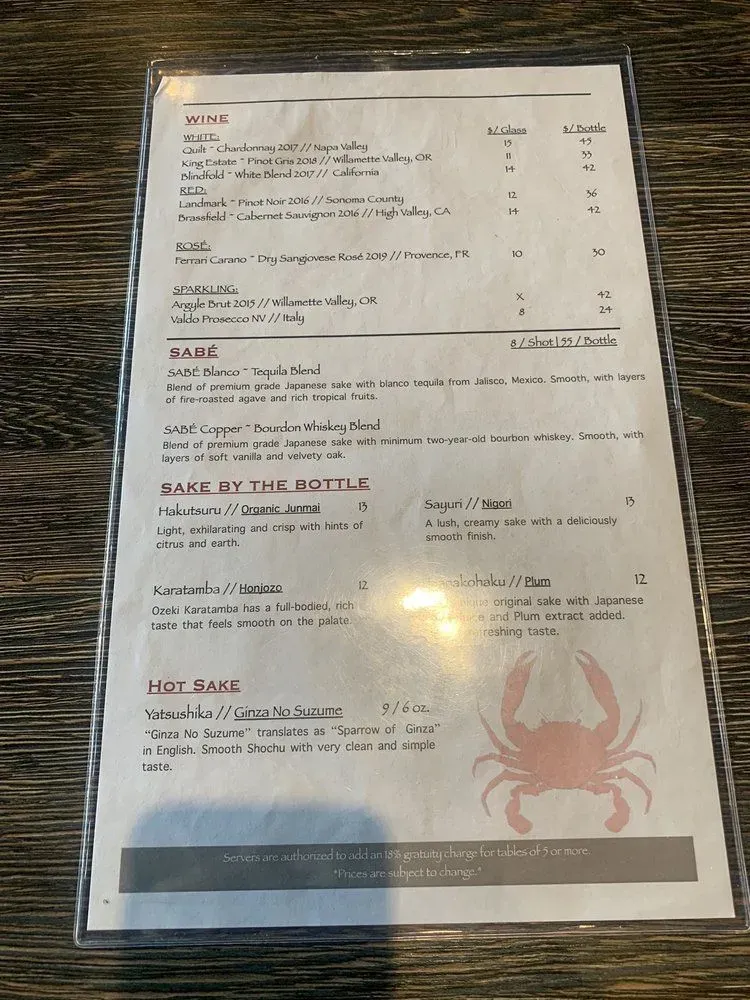 Menu 6