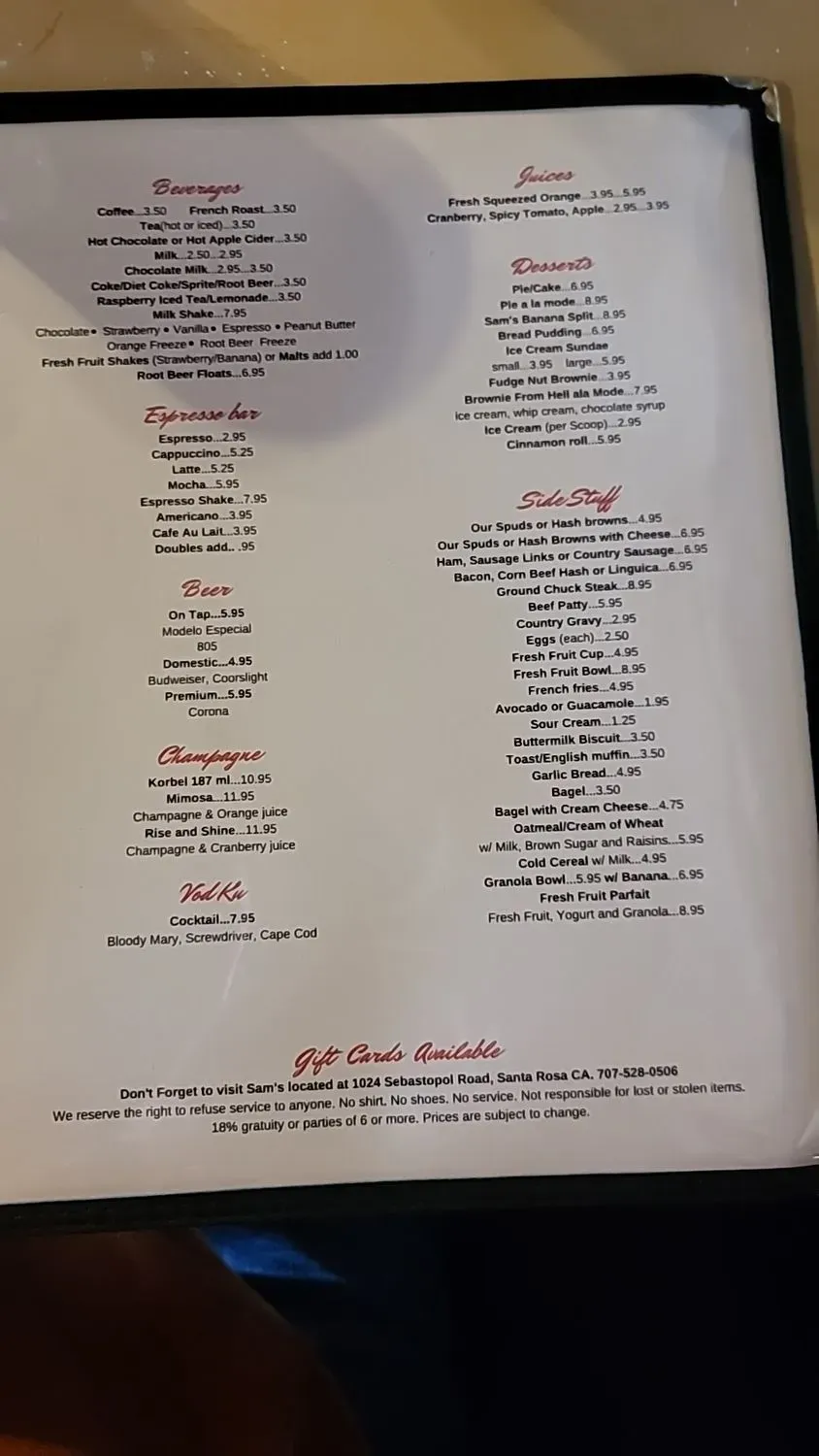 Menu 2