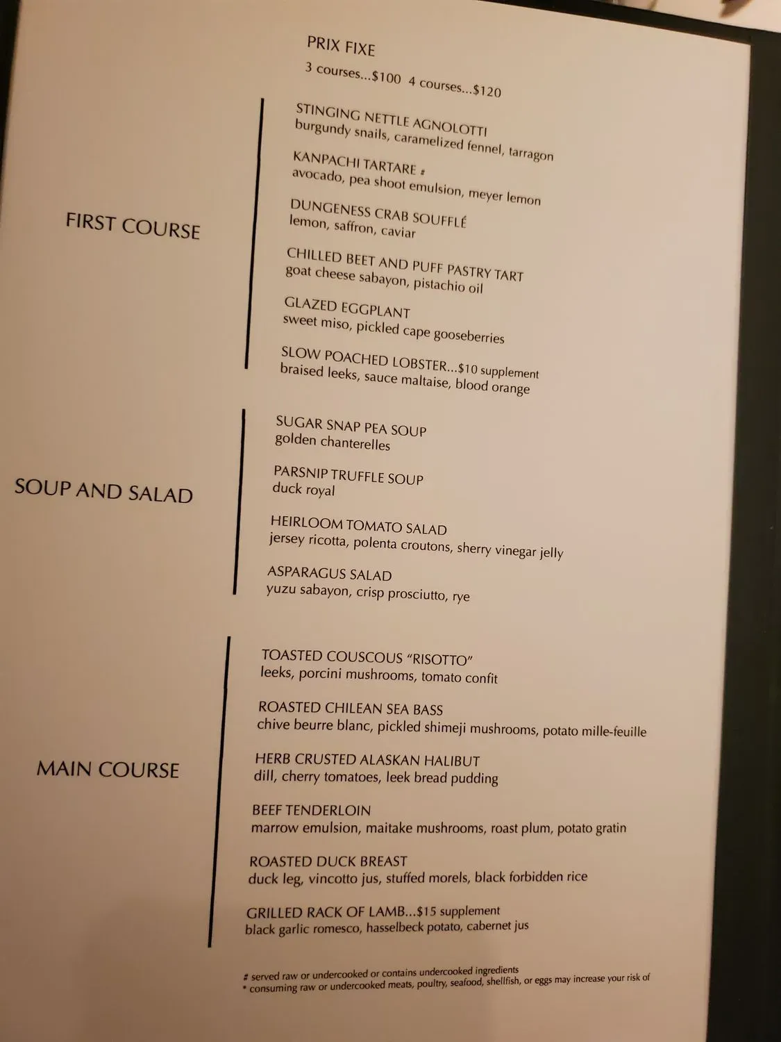 Menu 6