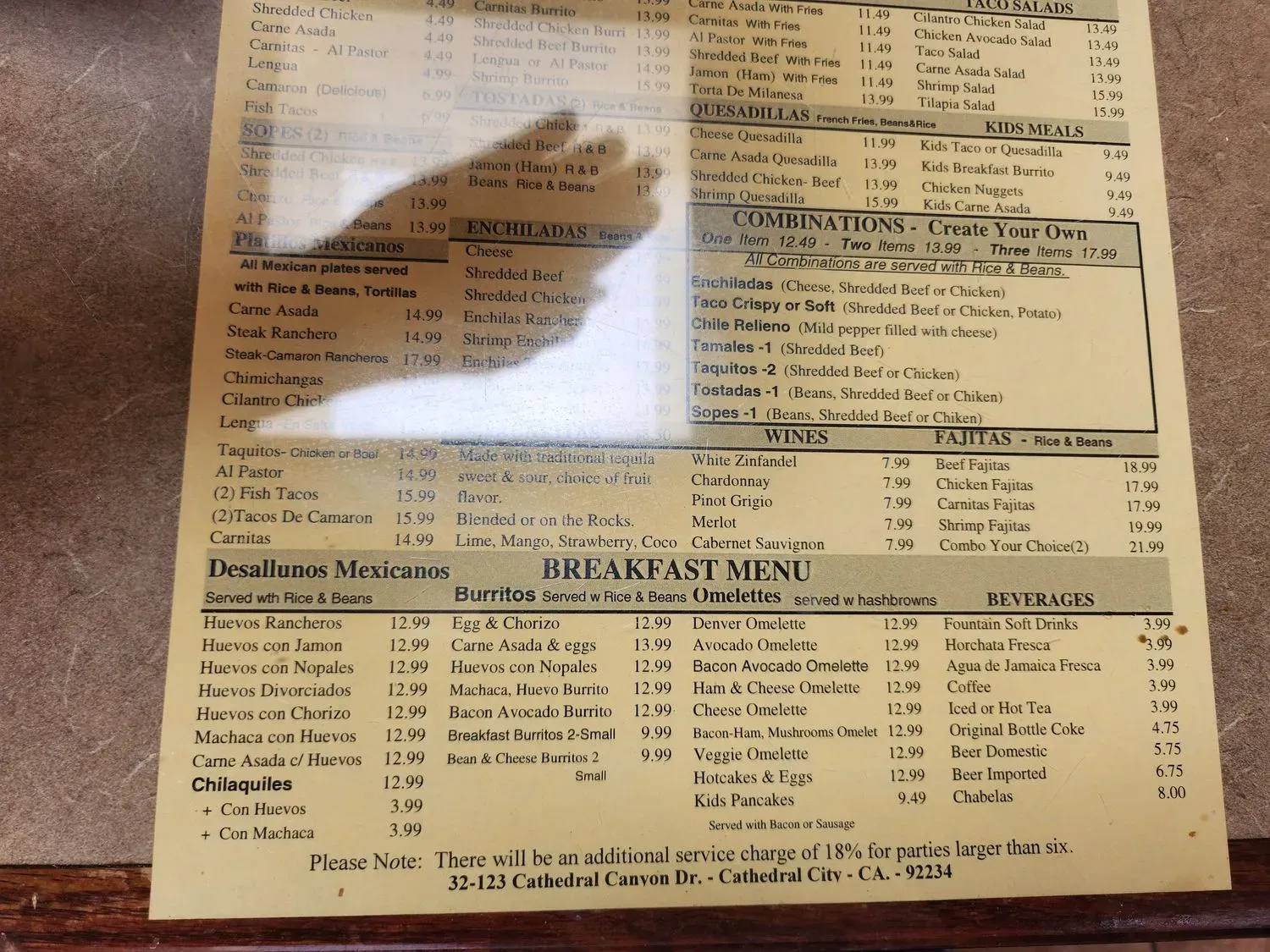 Menu 4