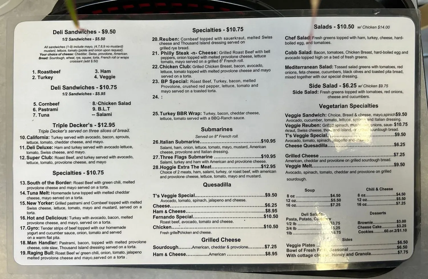 Menu 5