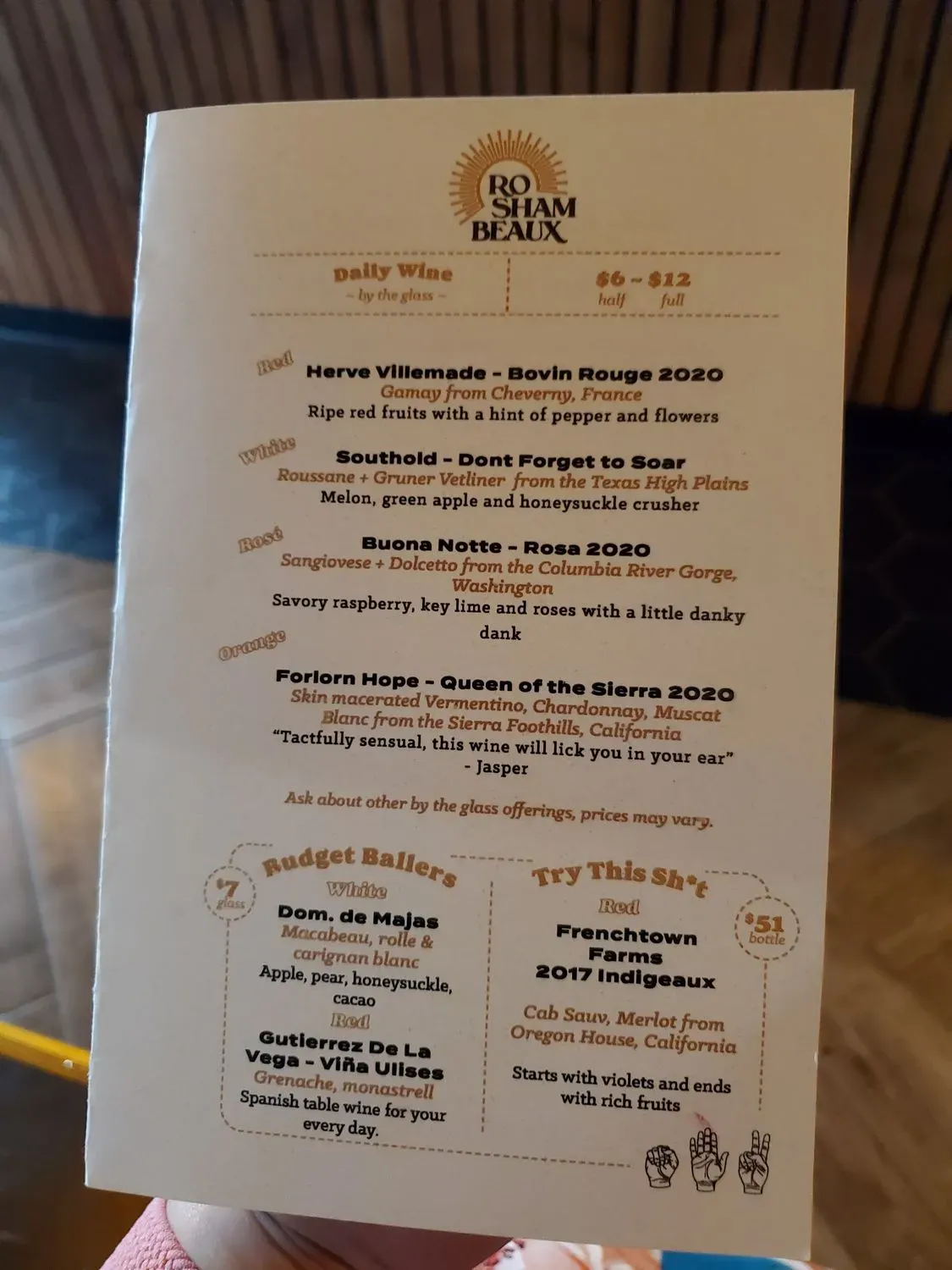 Menu 4