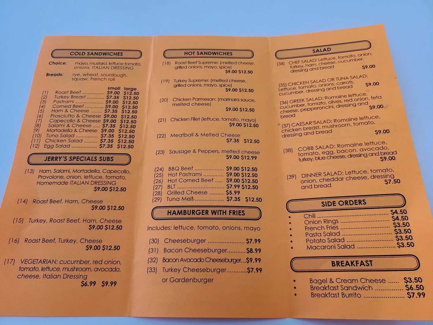 Menu 3