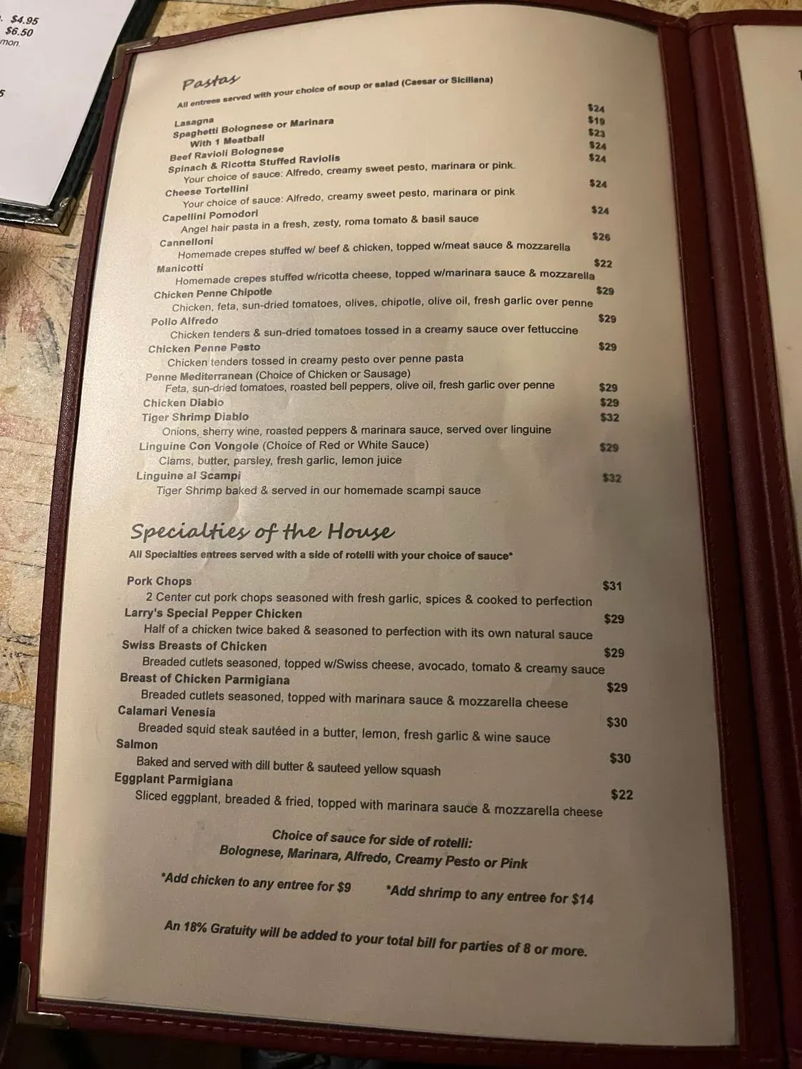 Menu 4