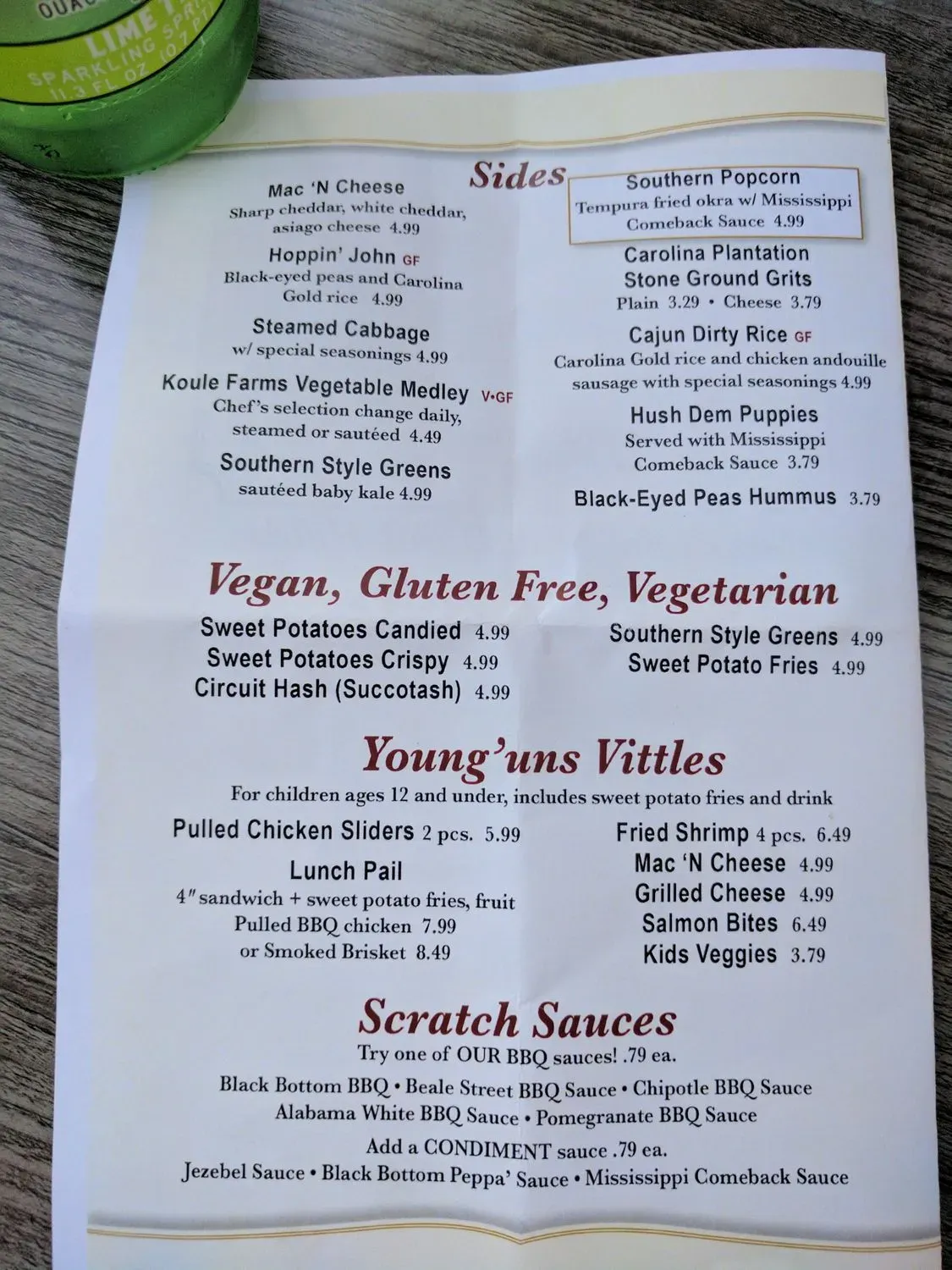 Menu 6