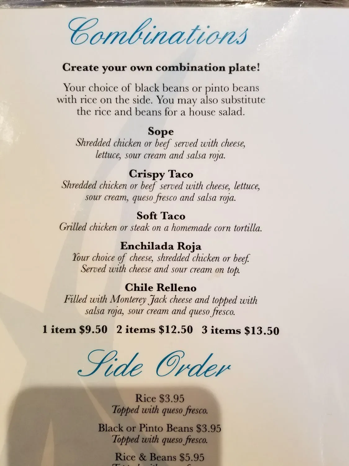 Menu 4