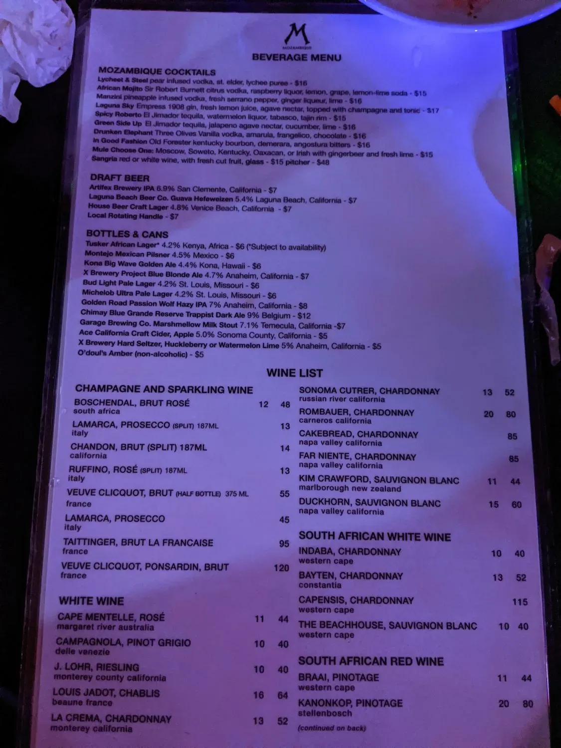 Menu 3