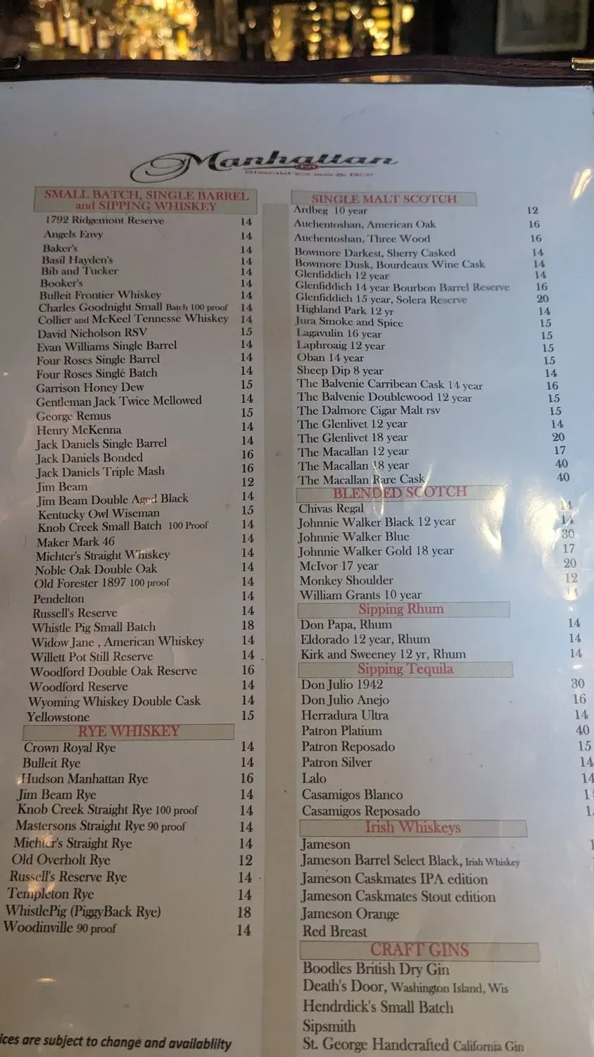 Menu 6