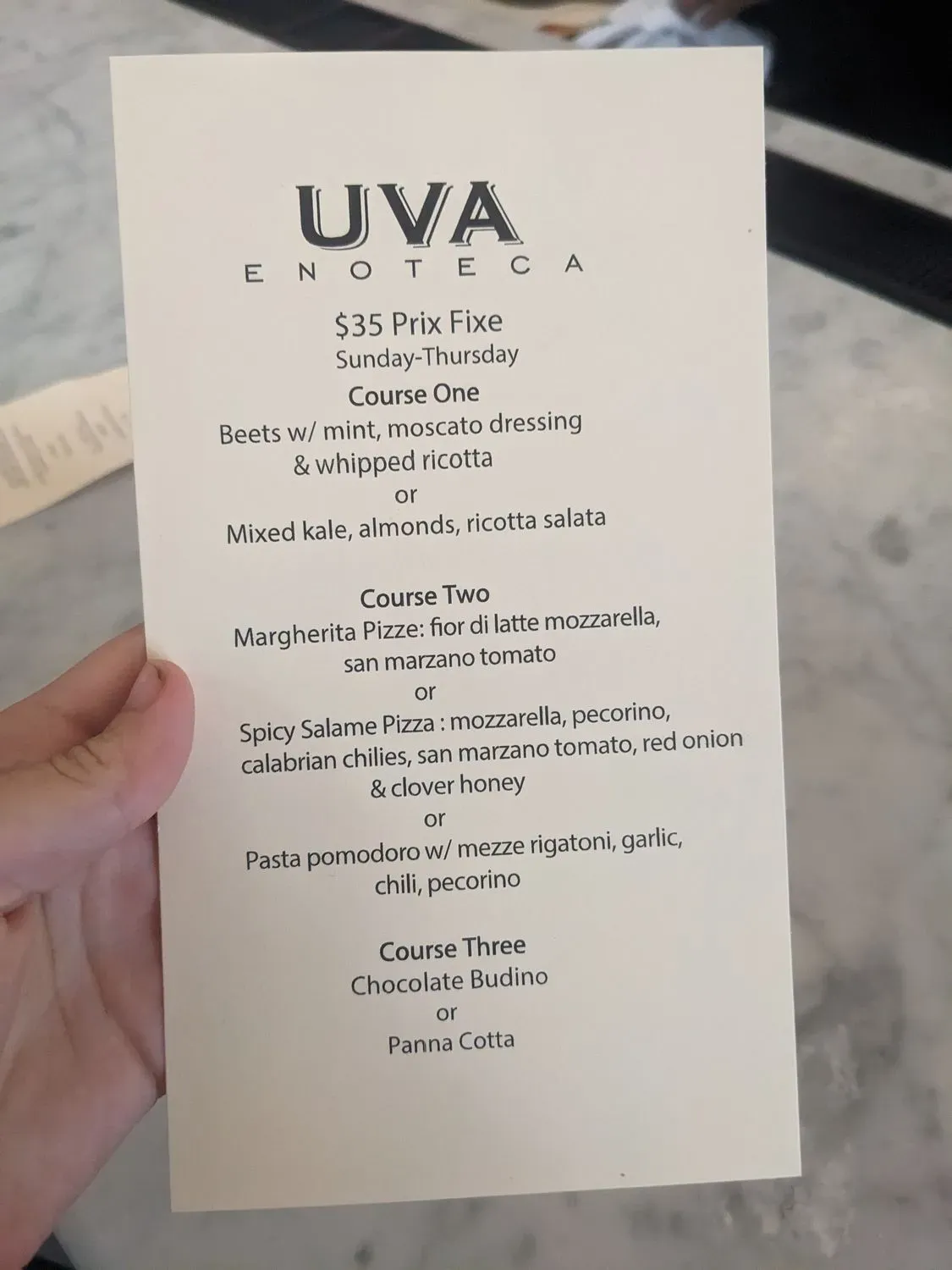 Menu 3