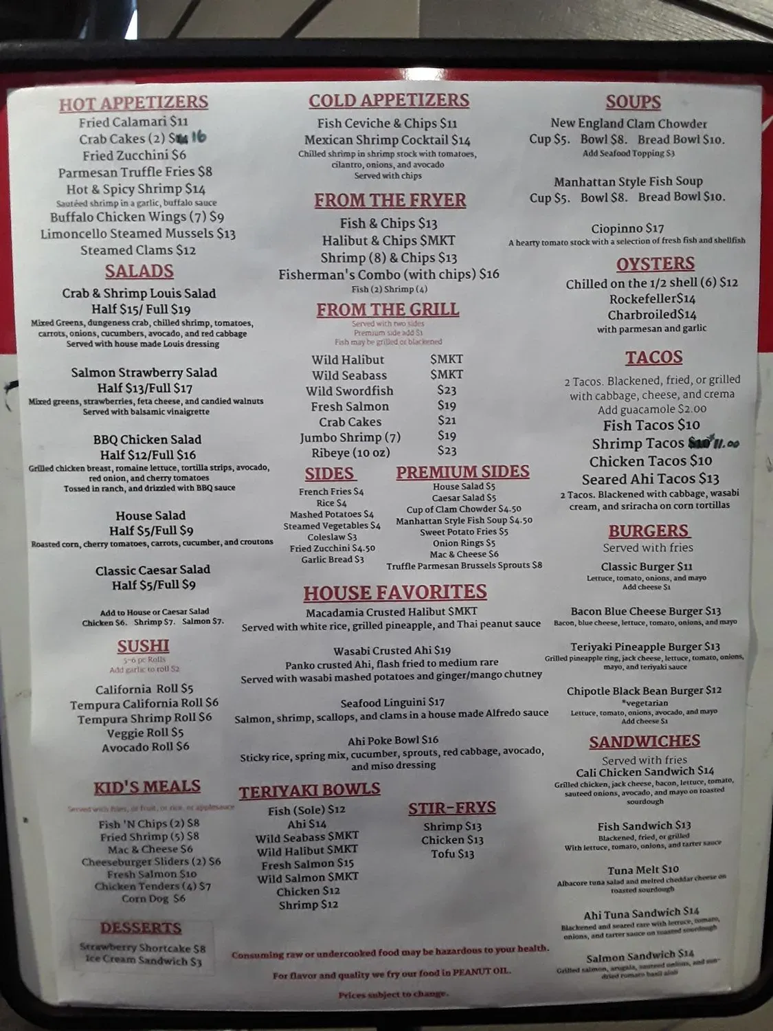 Menu 2