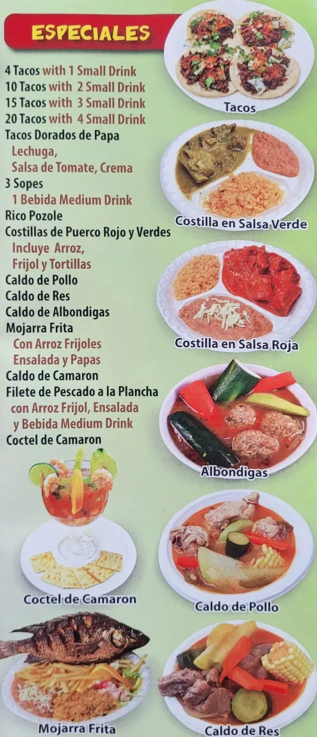 Taqueria El Atacor #7 Menu - Updated November 2025