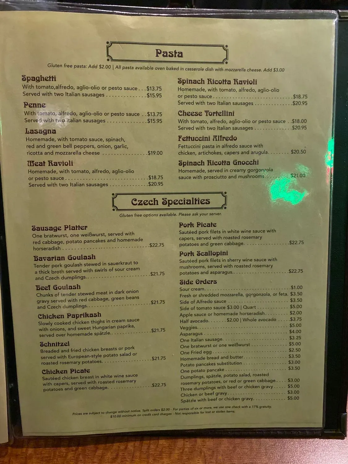 Menu 3