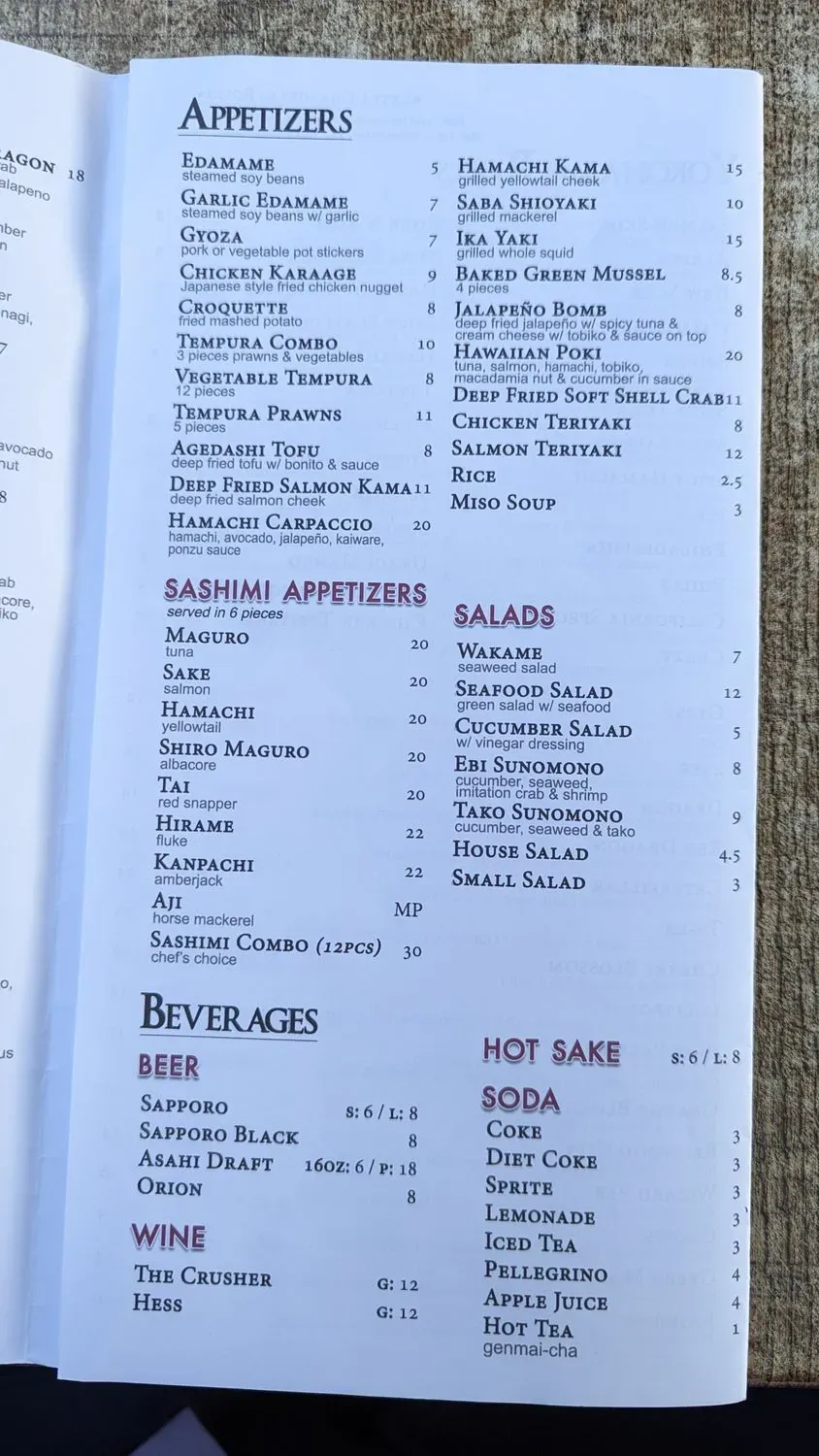 Menu 3