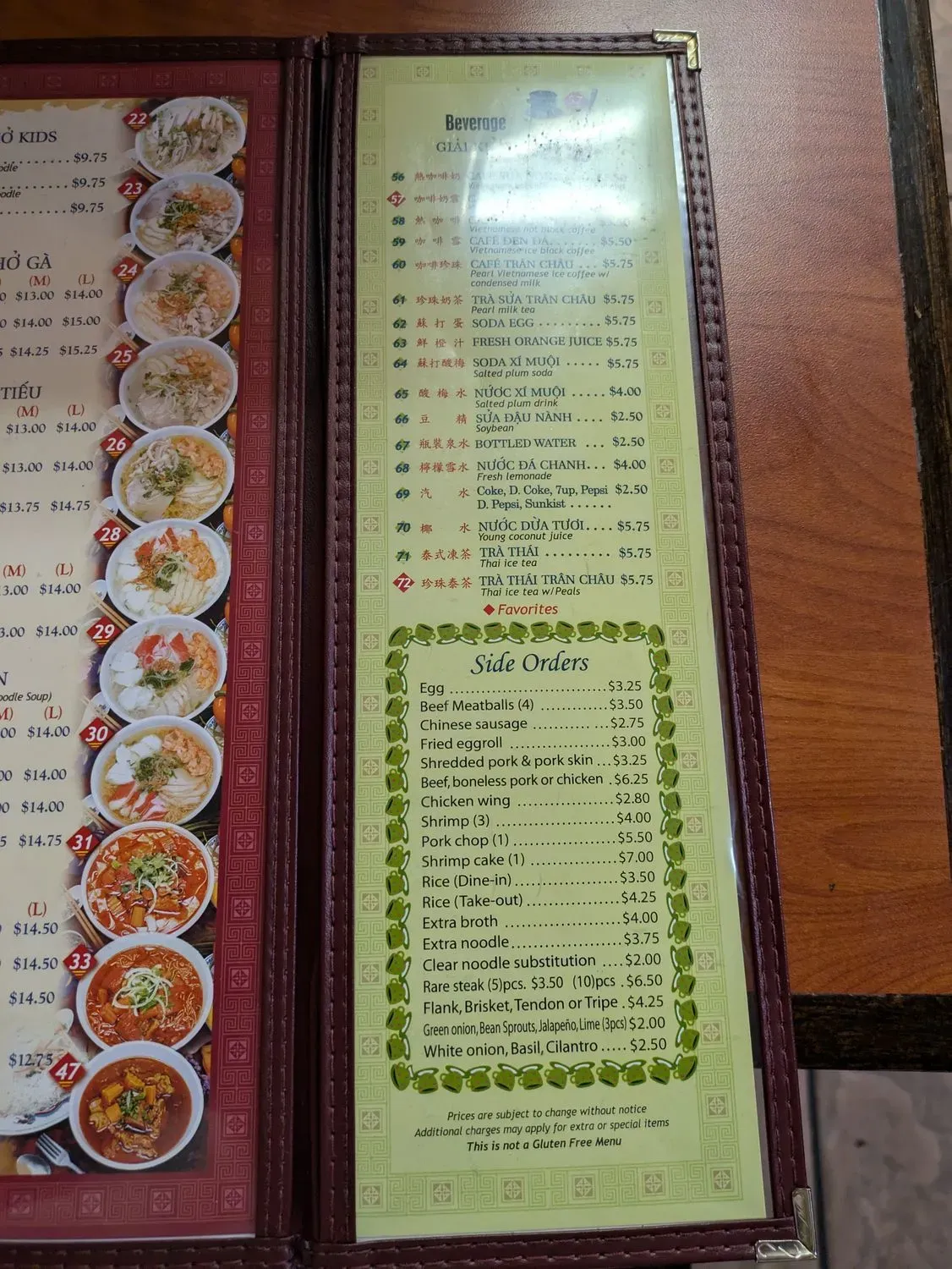 Menu 6