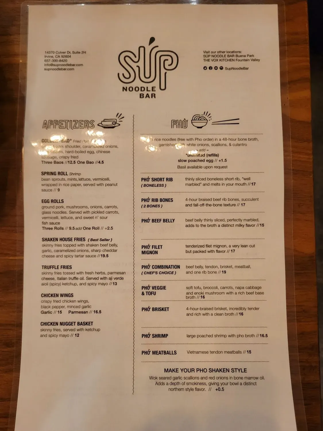 Menu 5