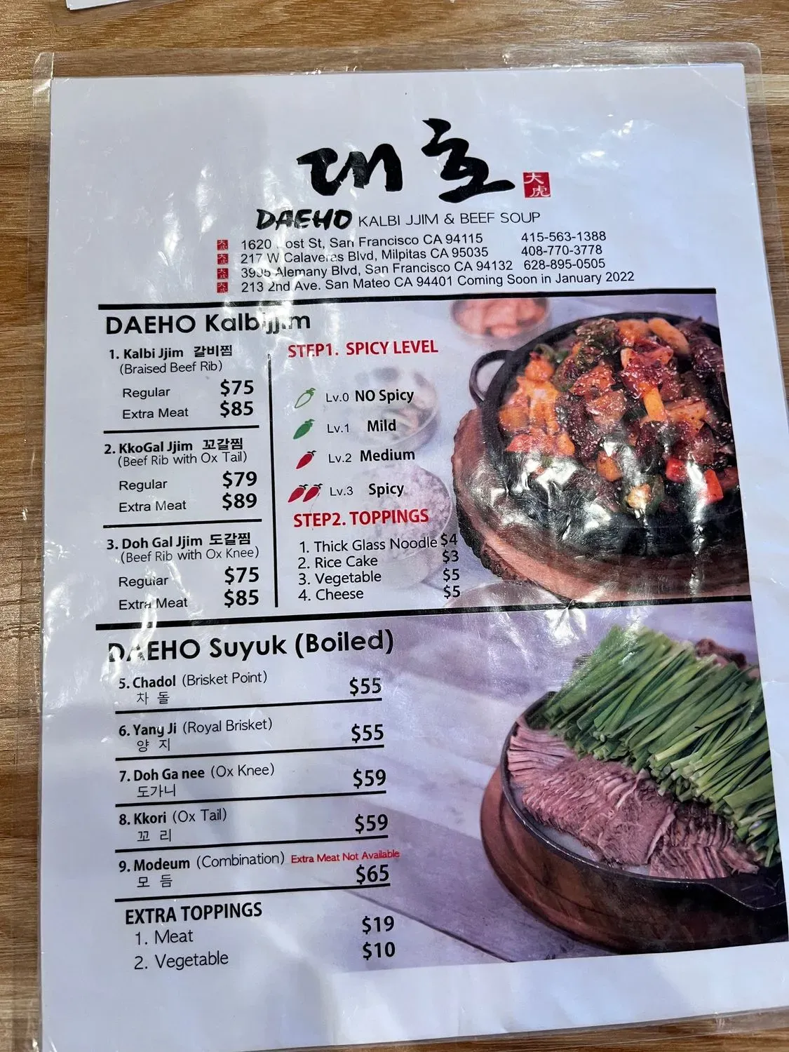 Menu 6