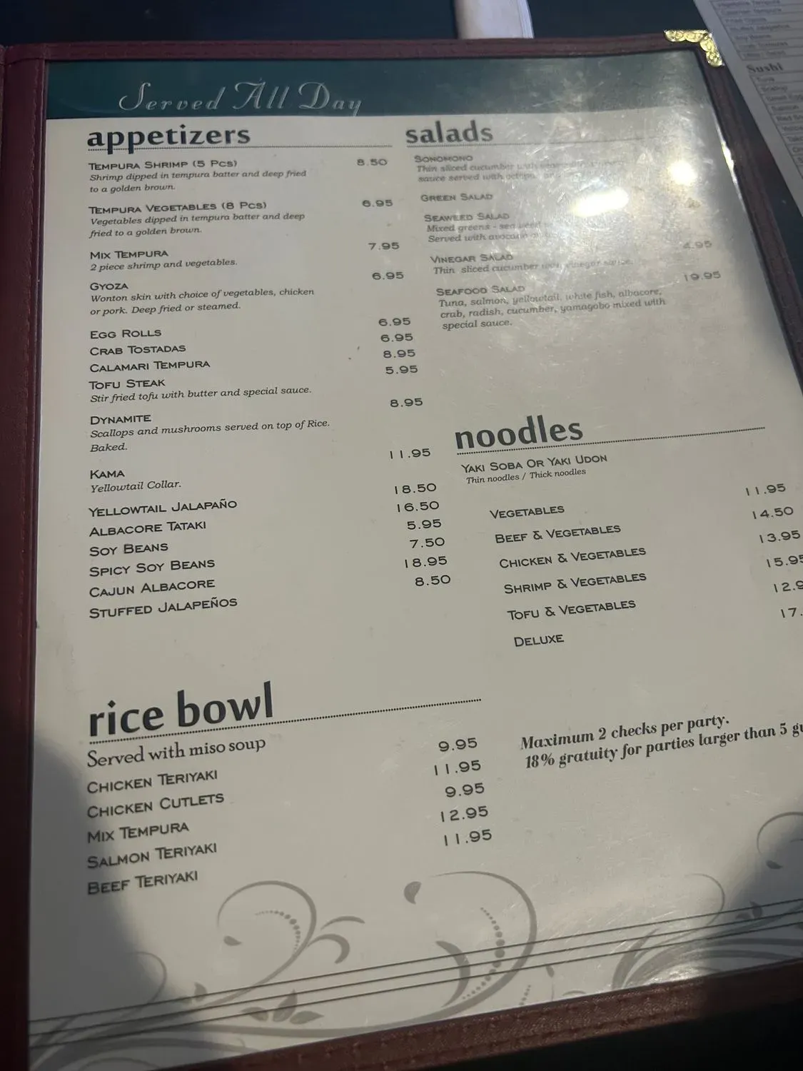 Menu 2