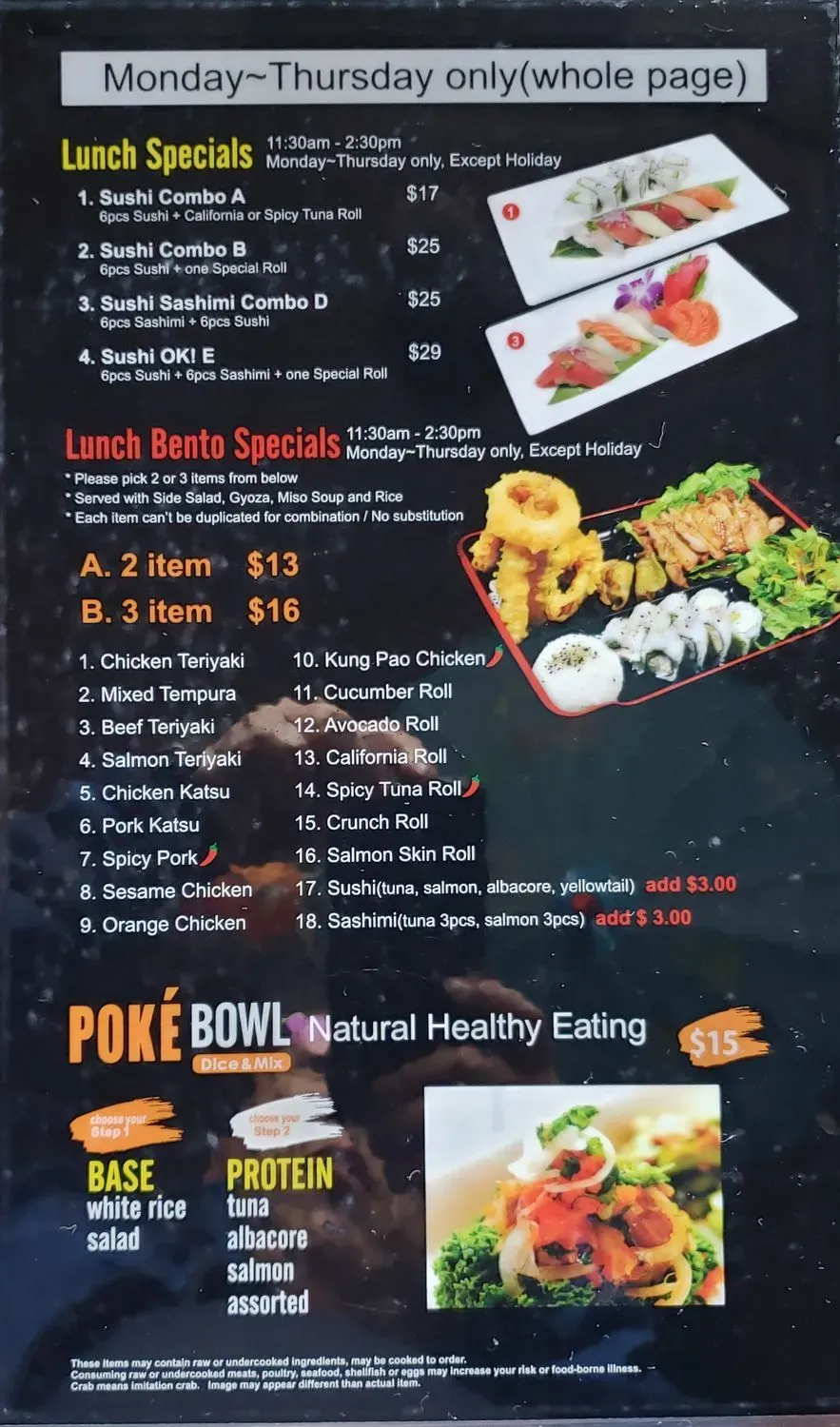 Menu 6