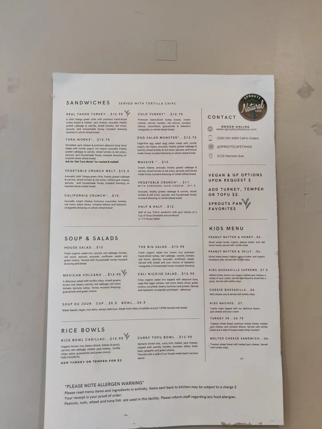 Menu 3