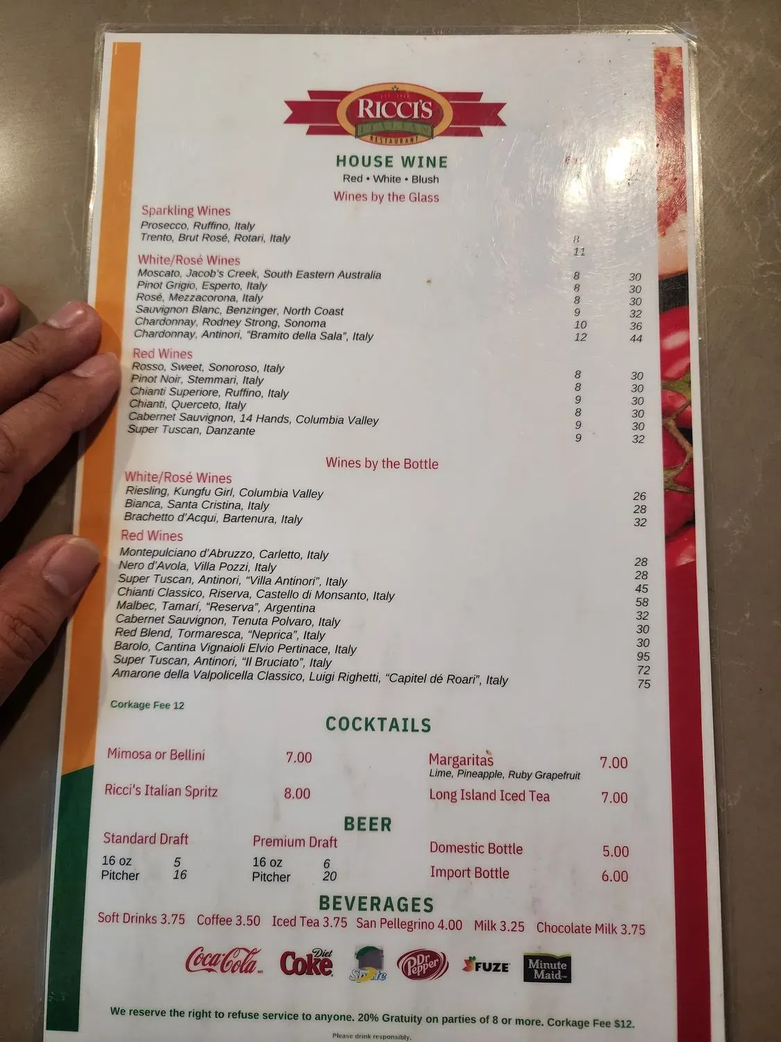 Menu 4