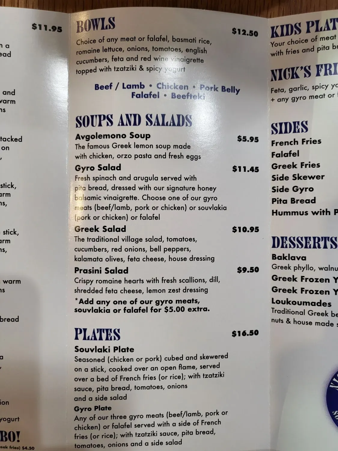 Menu 4