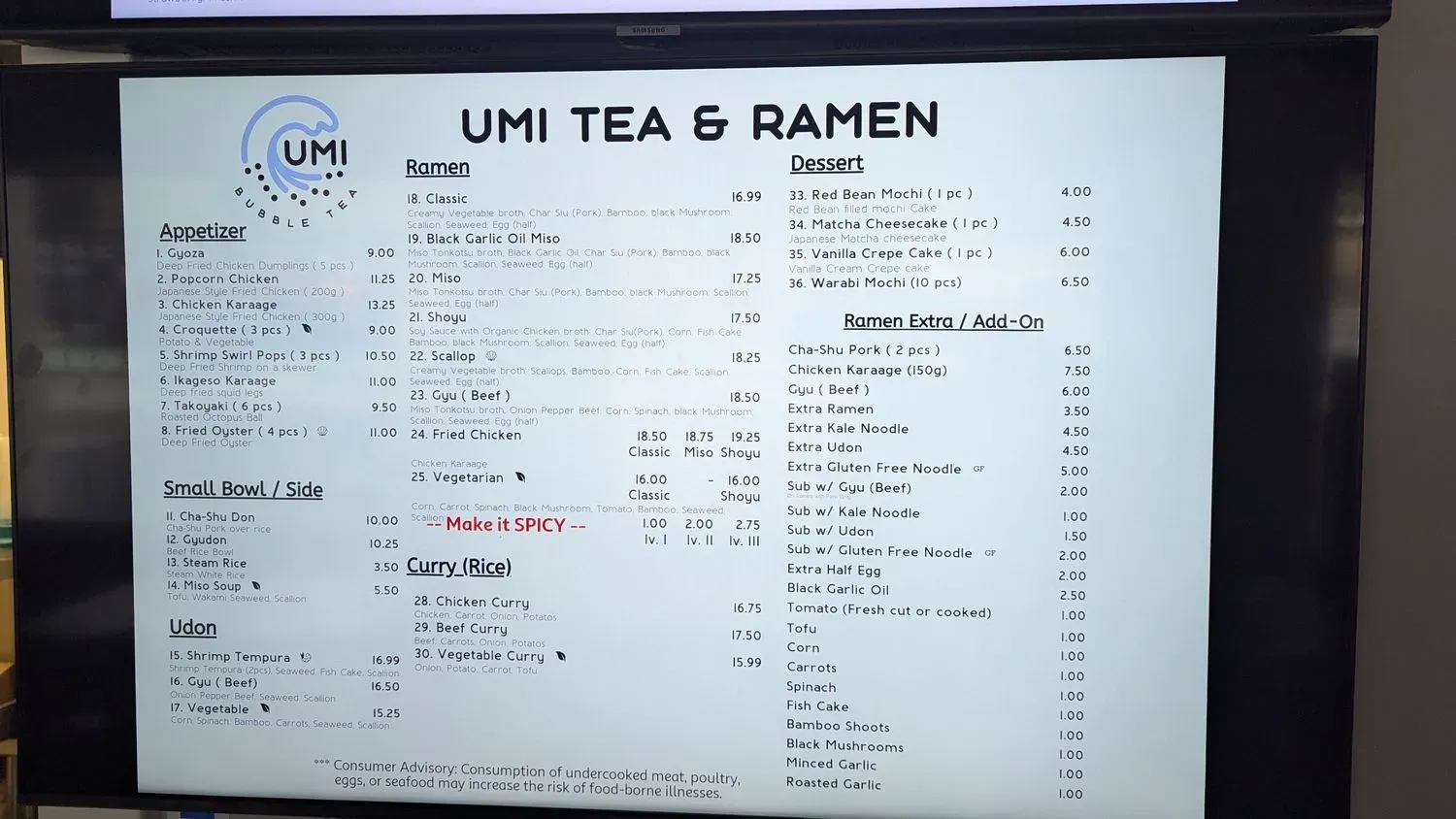 Menu 3